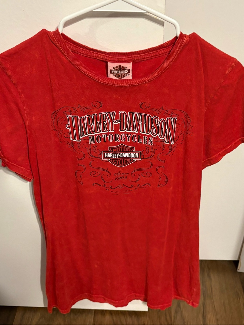 Harley-Davidson Pigeon Forge TN Women’s Red Graphic Tee